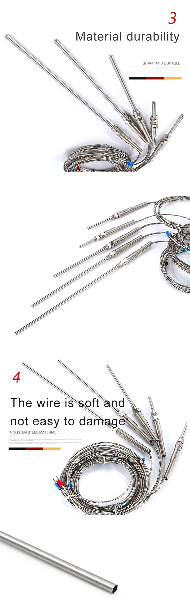 K / T / J Type Replacement Thermocouple For Gas Furnaces,Boilers And