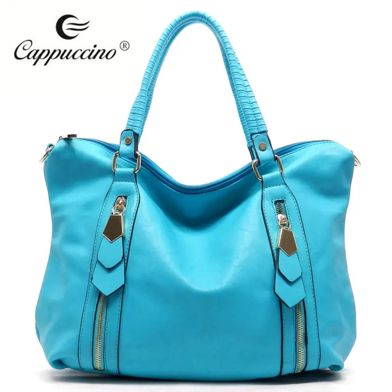 Dubai Branded Designer Leather Systyle Shoulder Fashion Zipper Tote