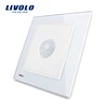 heat digital capacitive led light mirror touch wall light sensor switch