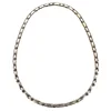 Fashion Silver and Gold Two Tone Health Chain Titanium Magnetic Necklace