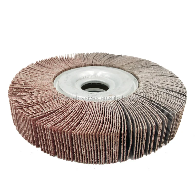 1000 Grit Abrasive Buffing Flap Wheel For Stainless Steel Polishing