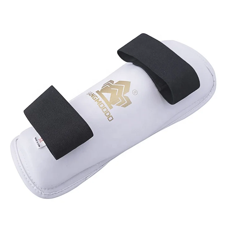 

Martial Arts Equipments Taekwondo Protector Kickboxing Shin Guard, White,black,red,blue