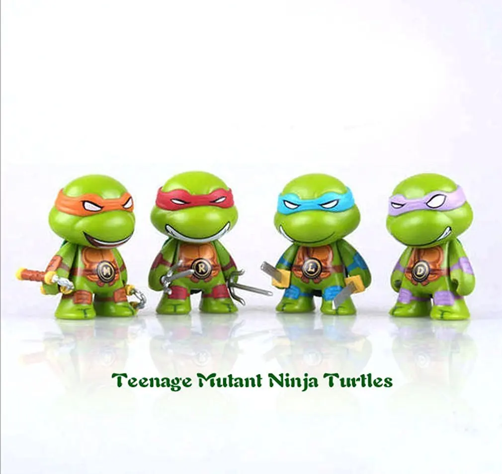 miniature ninja turtle figures