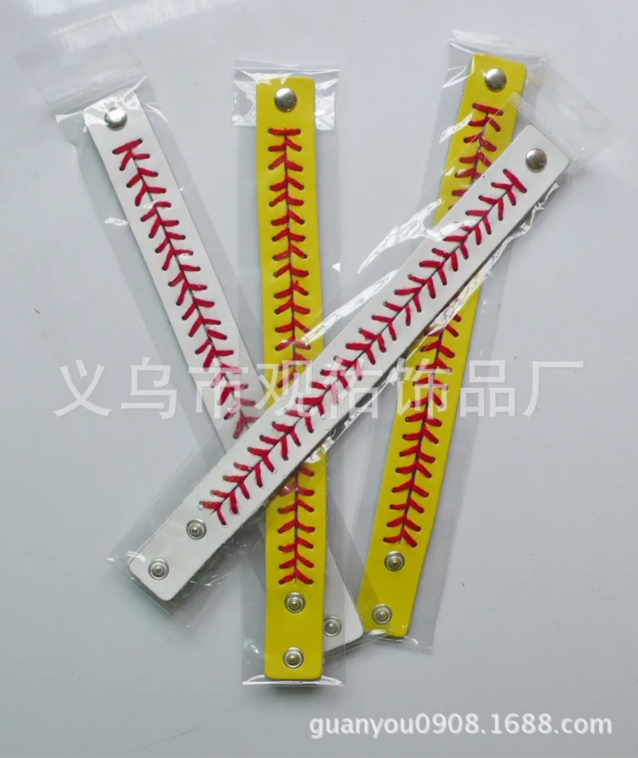 Oakland Athletics Classic Baseball Bracelet Snap Button Fashion