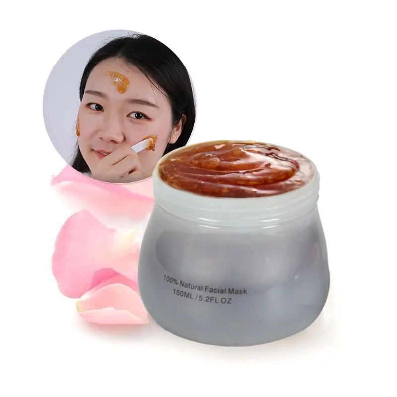 

OEM Private Label Moisturizing Whitening Hydrating Sleep Rose Gel Korean Face Mask