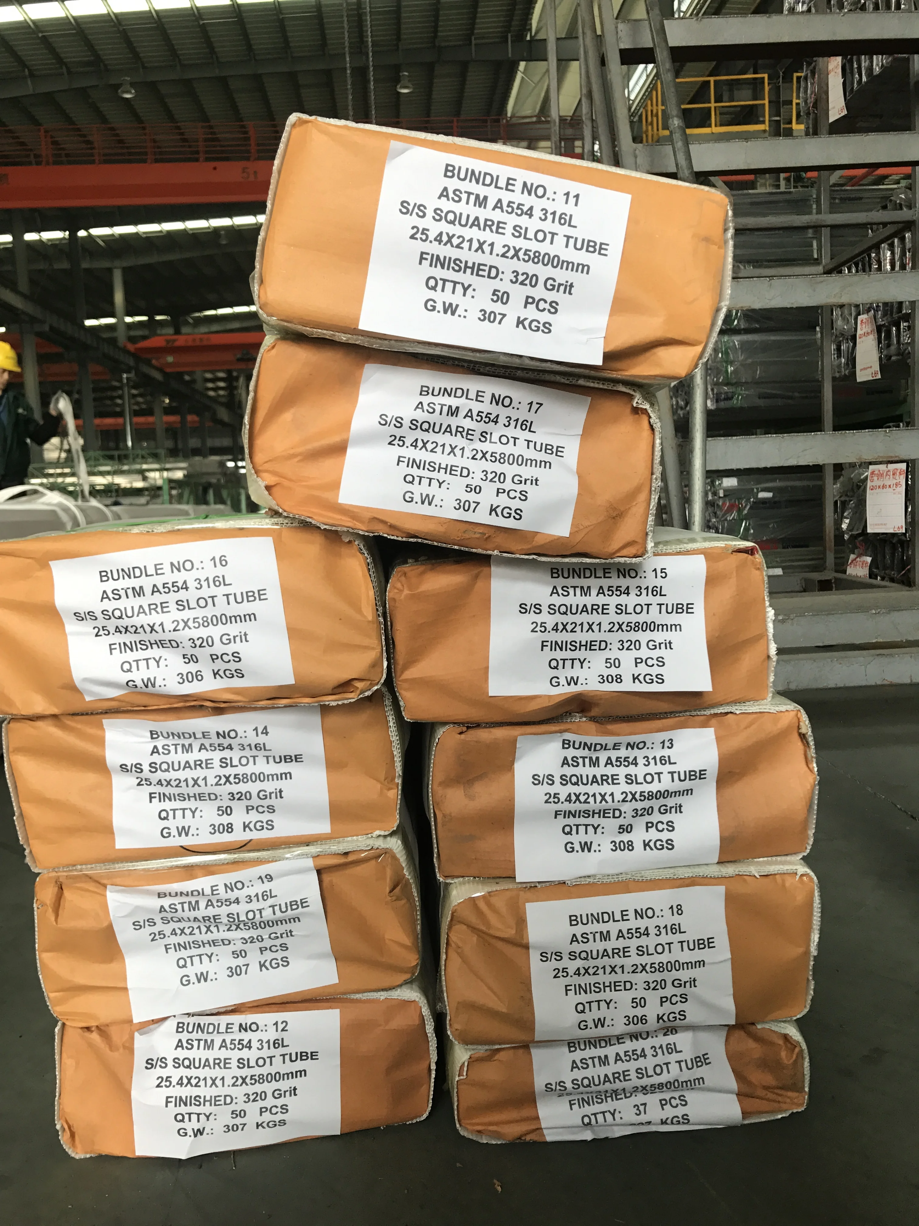 
Stainless Steel Slotted Tube 25.4(14x14) for Handrail& Balustrade Toprail 