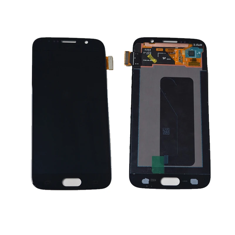 

original new 5.8'' LCD Screen Replacement for Samsung Galaxy S5 S6 S7 edge S8 LCD display, White/gray
