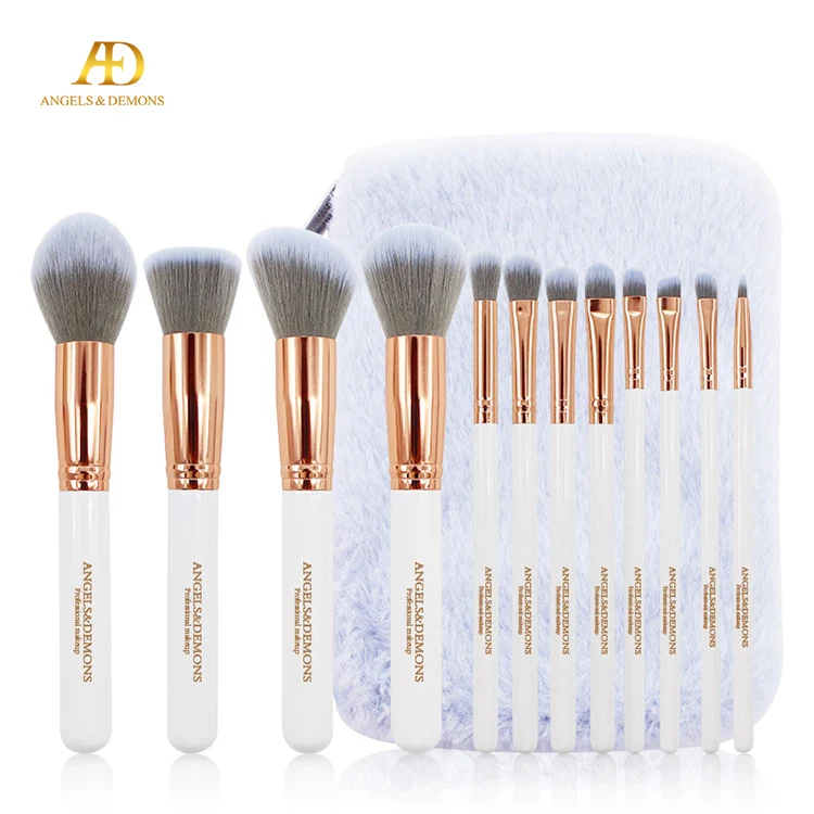 

Wholesale 12pcs soft hair professional private label makeup brush set, Picture