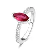 POLIVA Wholesale China Fashion Rhodium plating Silver Ring 925 Sterling Zircon Silver Ring Designs For Girl