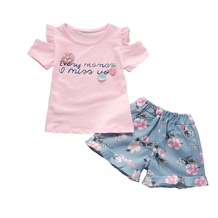 

Toddler summer Girls Clothing Sets Kids Clothes suit baby gift set, N/a