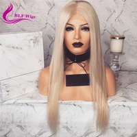 

Transparent French Lace Virgin Malaysian Human Hair Blonde Full Lace Wig 200% Density