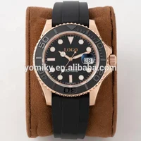 

Top luxury brand automatic mechanical rubber band Rolexables Yacht-Master 116655 Rollex watch custom miyota watch