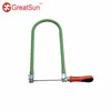 5" arched fret saw with double color plastic handle
