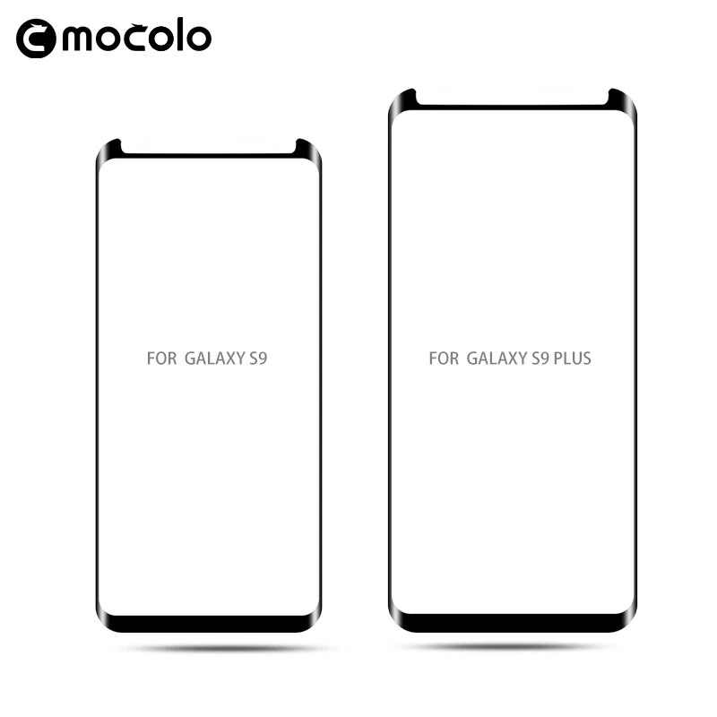 

Mocolo 9h 3D Curved Tempered Glass Full cover Mobile Phone Screen Protector for Samsung S8 S9 plus