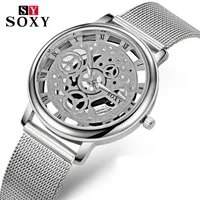 

SOXY mesh belt business men's watch hollow quartz watch wholesale