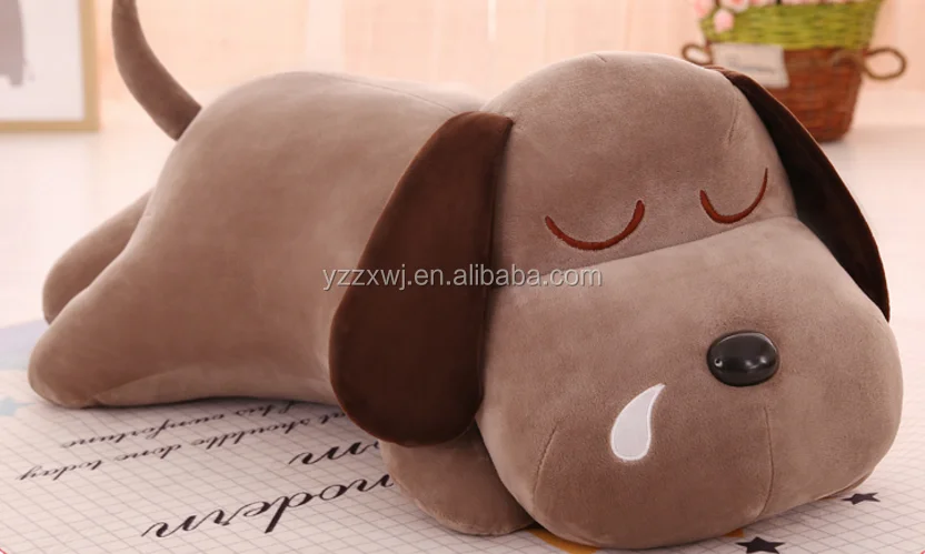 big stuffed dog pillow