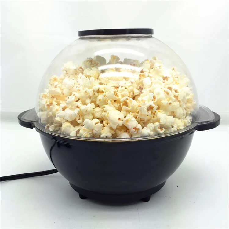 Electric Hot Oil Popcorn Popper Machine With Stirring Rod Offers Large