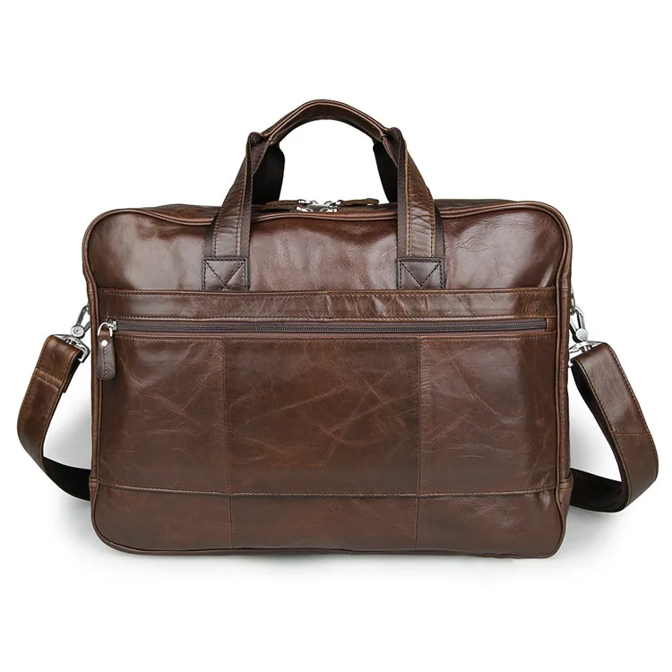 mens brown leather computer bags