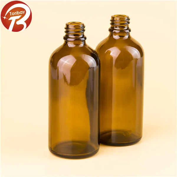 18/410 100ml amber spray bottle container with tamper evident plastic cap plastic sprayer plastic pump glass dropper