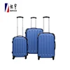 China Products 4 Wheels Single Soft Handle Sky Blue ABS Trolley Luggage Case Bag