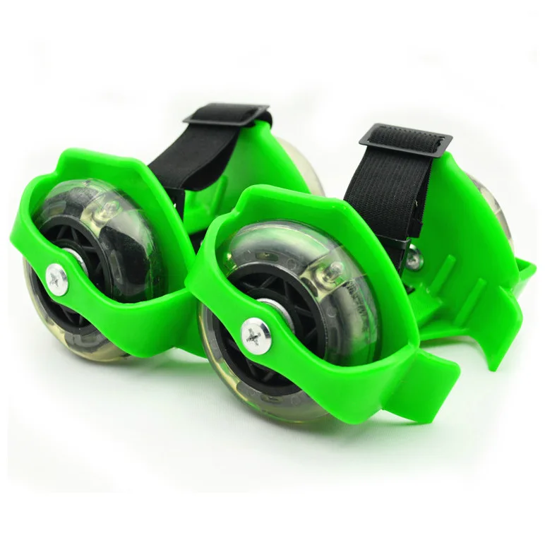 

Adjustable Heel 2 Wheels Flashing Skate Roller With Led Lights Shoes Heel Skate Flashing Roller
