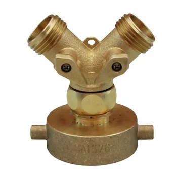 1-1/2 Inch Forged Brass Swivel Inlet Double Wye Valve - Buy 1-1/2 Inch ...