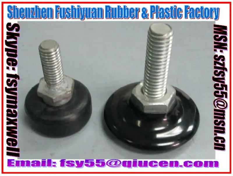 Adjustable Screw Rubber Feet / Table Furniture Leg Adjustable Screw