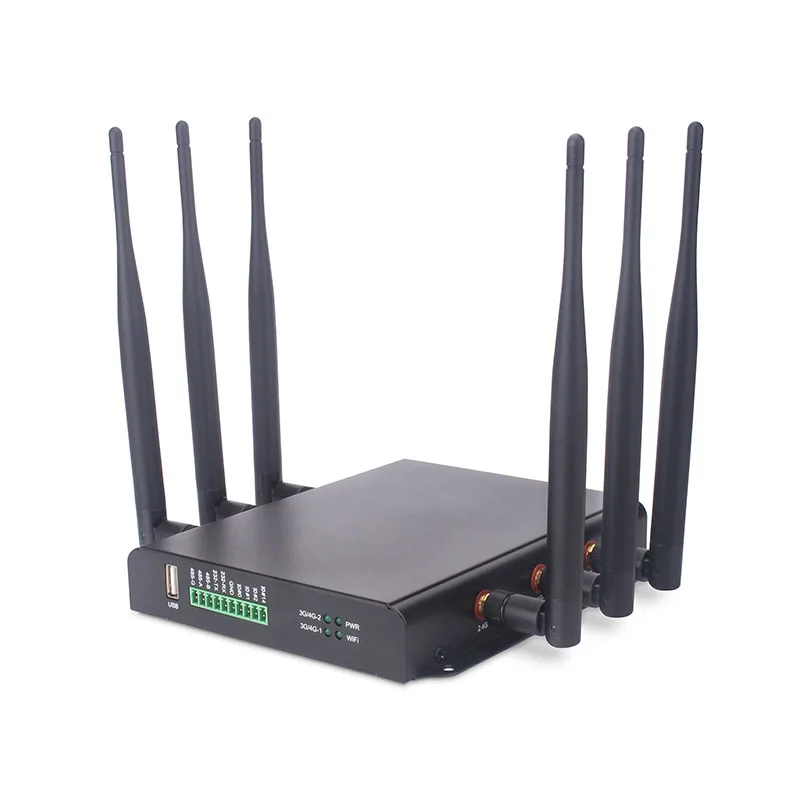 

qualcomm 9344 chip new design dual SIM 5dbi wireless router, Black