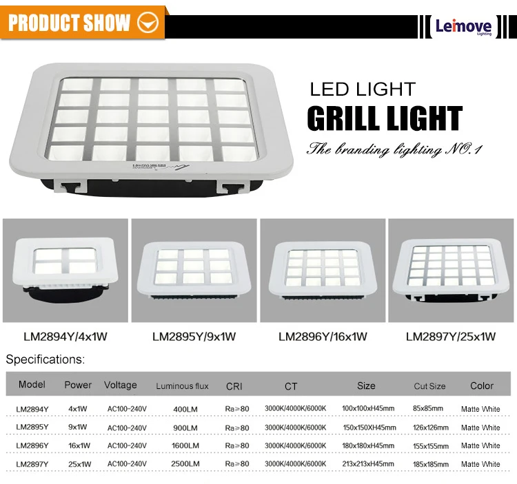 25w led grille light , led grid light/led grille lamp , ceiling grille led lamp