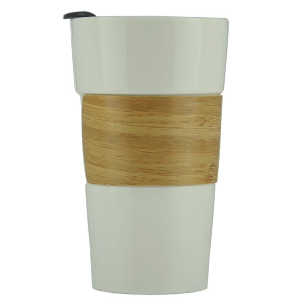 High Quality Porcelain Sublimation Tumbler Cup Ceramic Coffee Travel