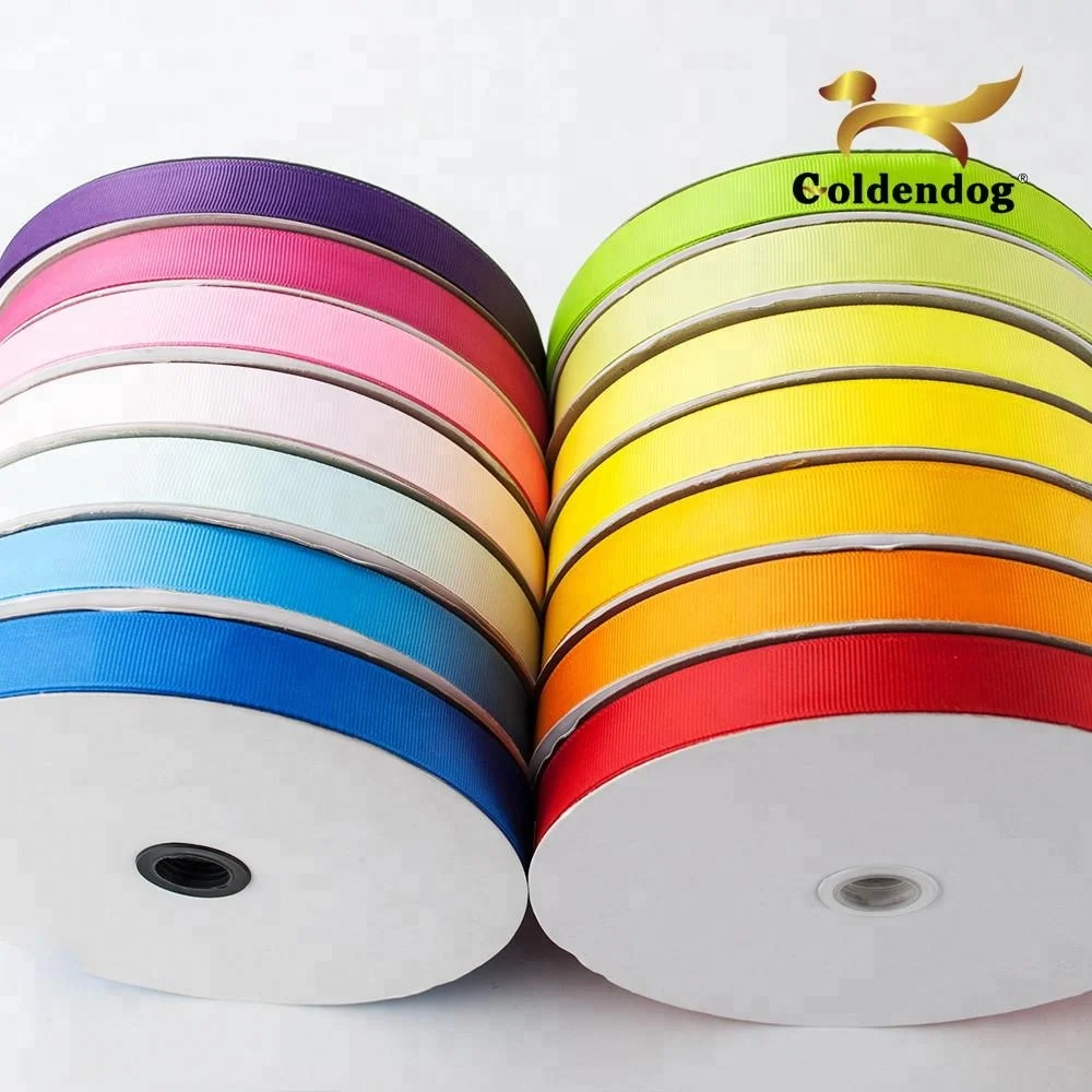 

Free sample colorful cheap ready to ship cintas decorativas grosgrain ribbon 3/4 inch from china