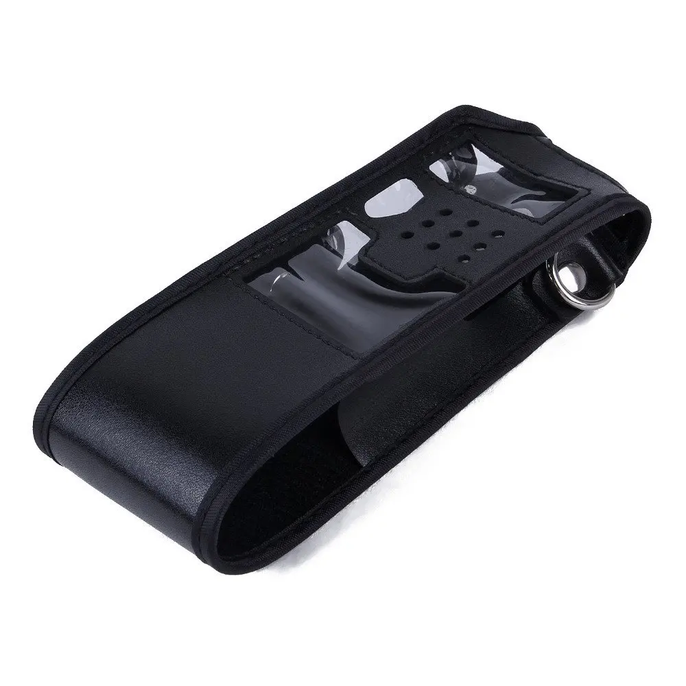 Buy Extended Leather Soft Case Holster for Baofeng UV-5R 3800mAh Two