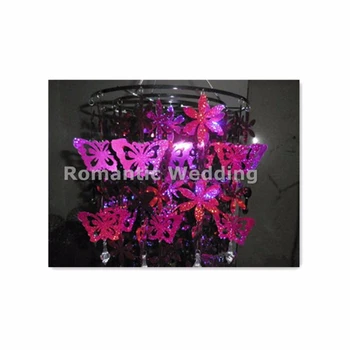 Fuschia Butterflies Flower Shape Hanging Light For Wedding And Event Party Decoration Buy Hanging Light Flower Shape Wedding Hanging Light Fuschia