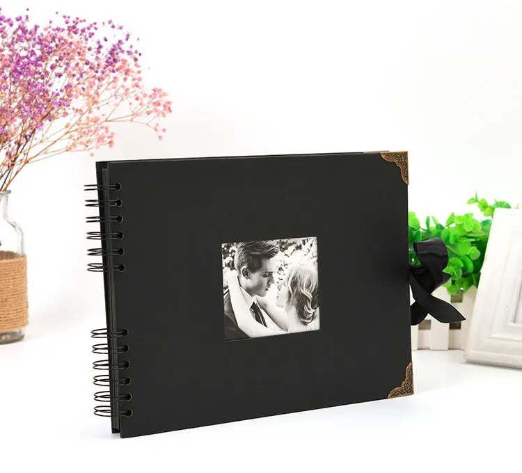 Wholesale Diy Spiral Photo Album Leather Scrapbook Kit - Buy Album ...