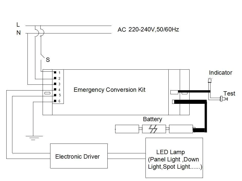 Conversion kit led k 301 схема подключения