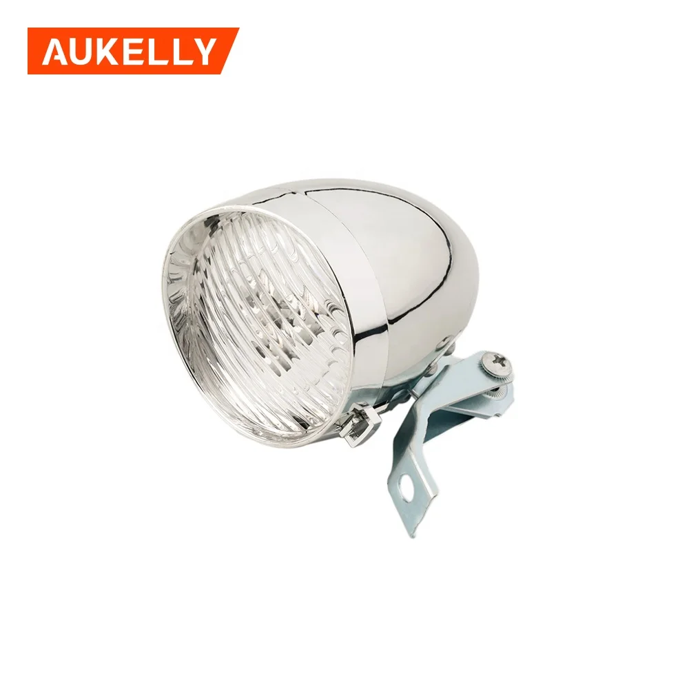 

cycling Headlight Vintage Flashlight Lamps 3 Led Bicycle Headlight Bike Front Light Bicycle Light Retro vintage led lamp bike, Black/silver