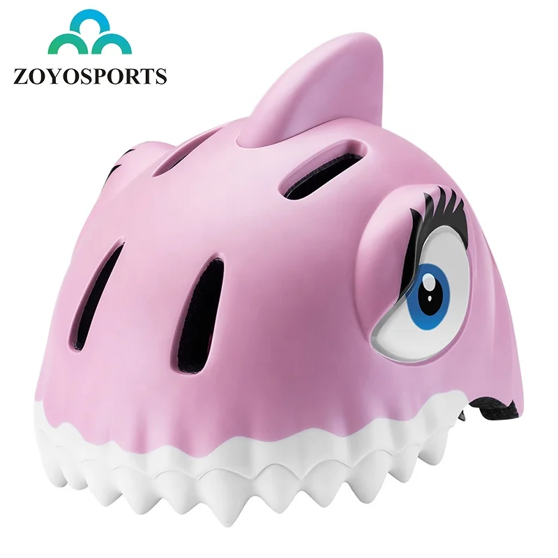 

ZOYOSPORT Integrally-molded Ultralight Kids Safety Sports Helmet Cycling Led Light Child Helmet Bike Bicycle Helmet, Gray, pink