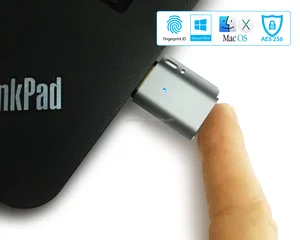 Fingerprint USB Drive Military Grade Recognition Technology