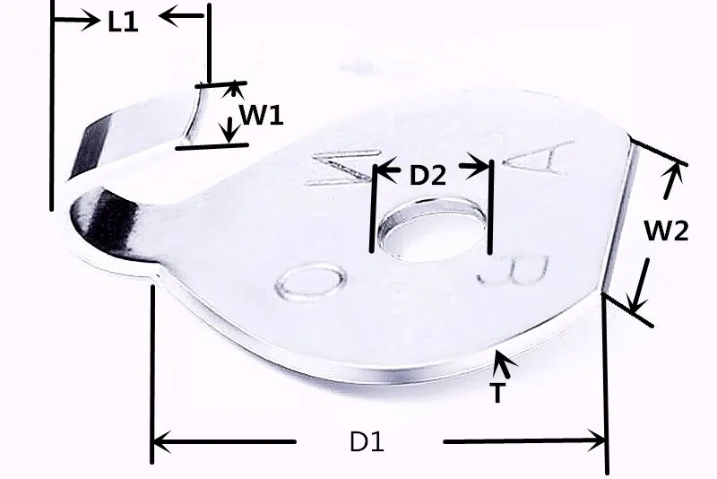 1'' Ss 304 Lacing Hooks With Holes For Fasten The Insulation Blankets Buy Lacing Hooks,Ss 304