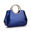 Ready Stock 2019 new latest Fashion Women Ladies PU Patent Leather Blue hand bag