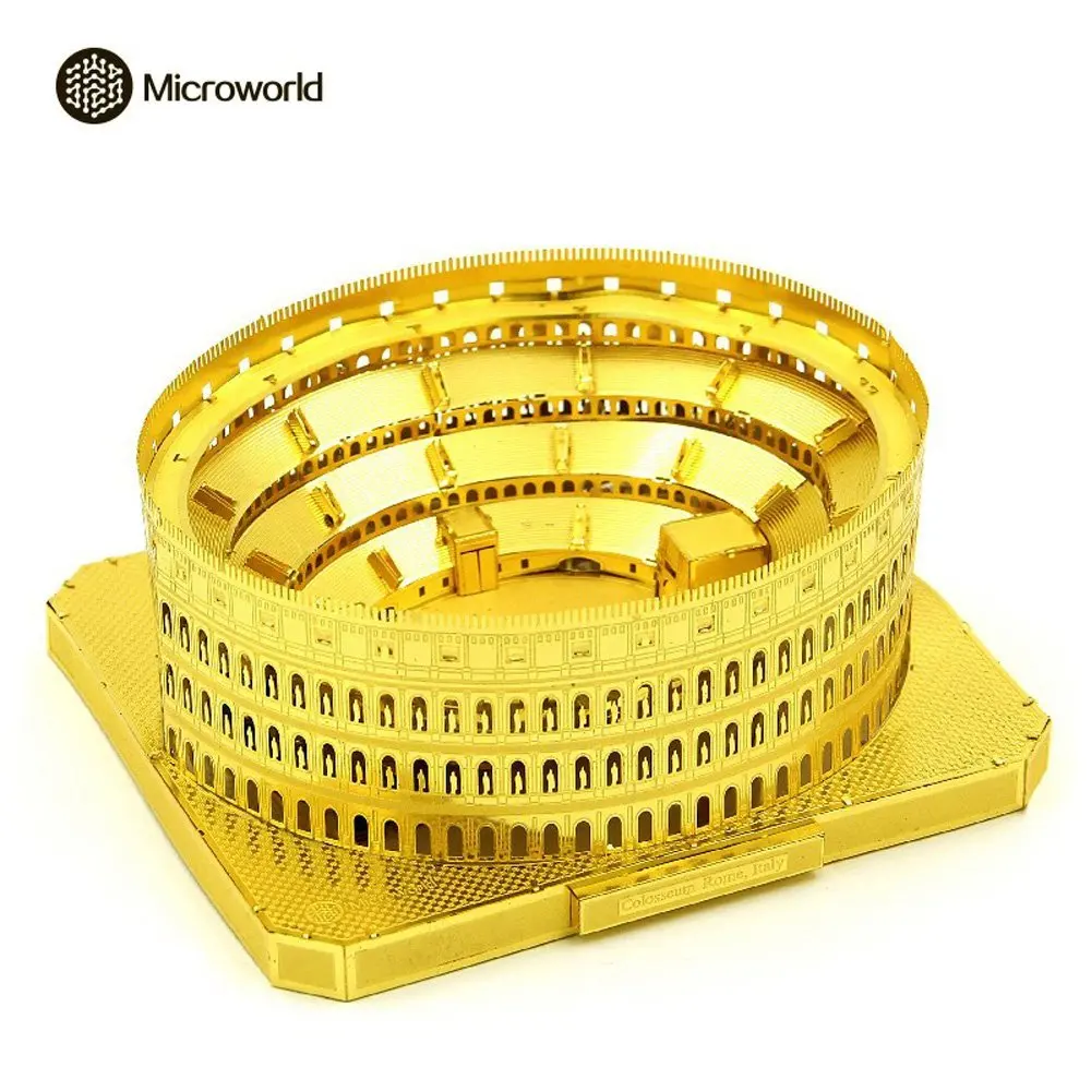 84 Pcs New Roman Amphitheatre Rome Colosseum 3D Puzzle With Book