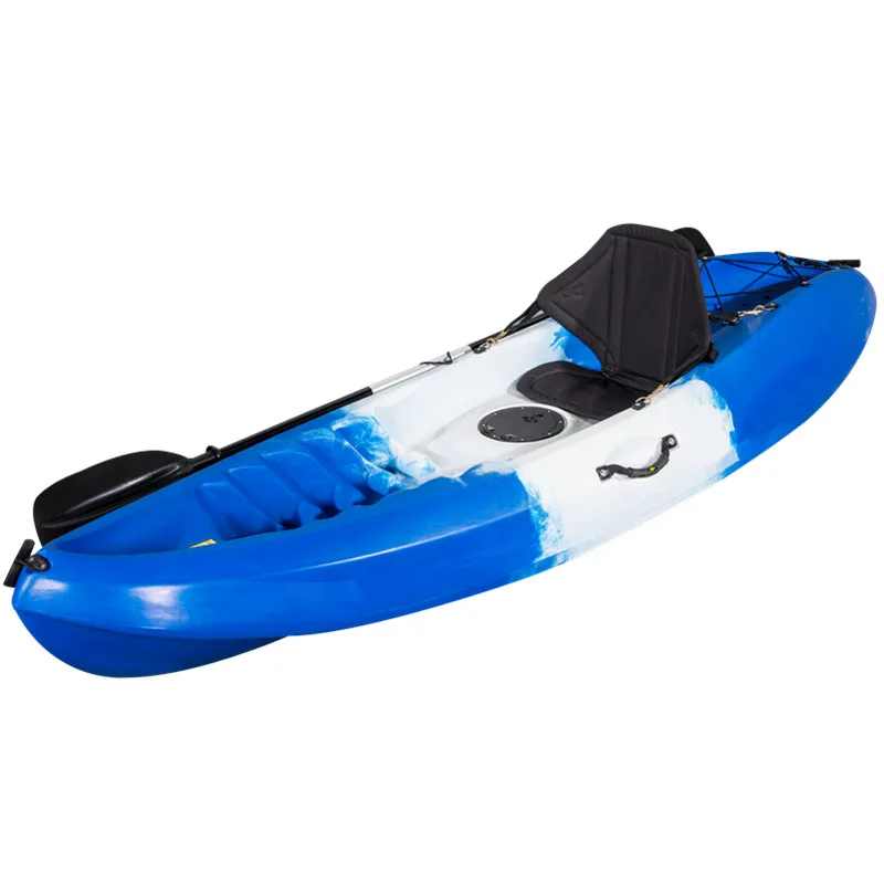

small sit on top surfing kayak of plastic boat, Single colors and mixed colors are available for small kayak