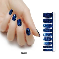 

KLL6010-6019 Finger Nail Art Stickers Wraps Full Cover High Quality Waterproof Nail Polish Strips