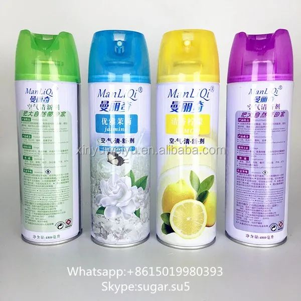 OEM printing aerosol air freshener for home