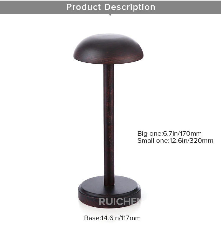 Wooden Cap Stand Hat Holder Display Stand Rack For Boutique Retail