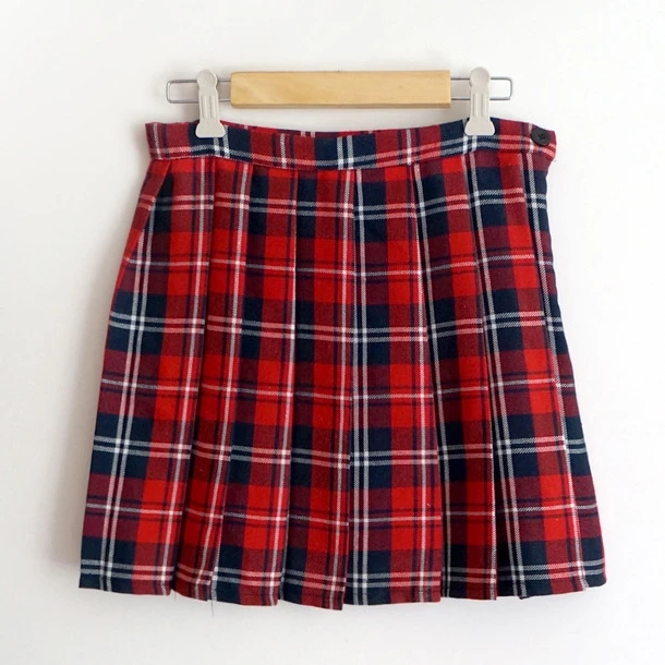 fashionable tc check yarn dye fabric for school uniform school girl skirt