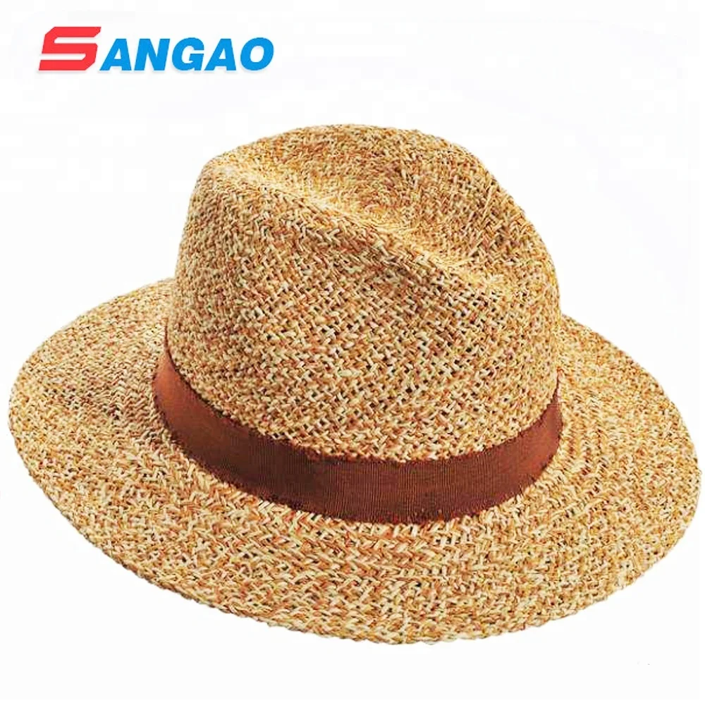 

wholesale fashion woman mens straw hats bulk in summer straw, Customized