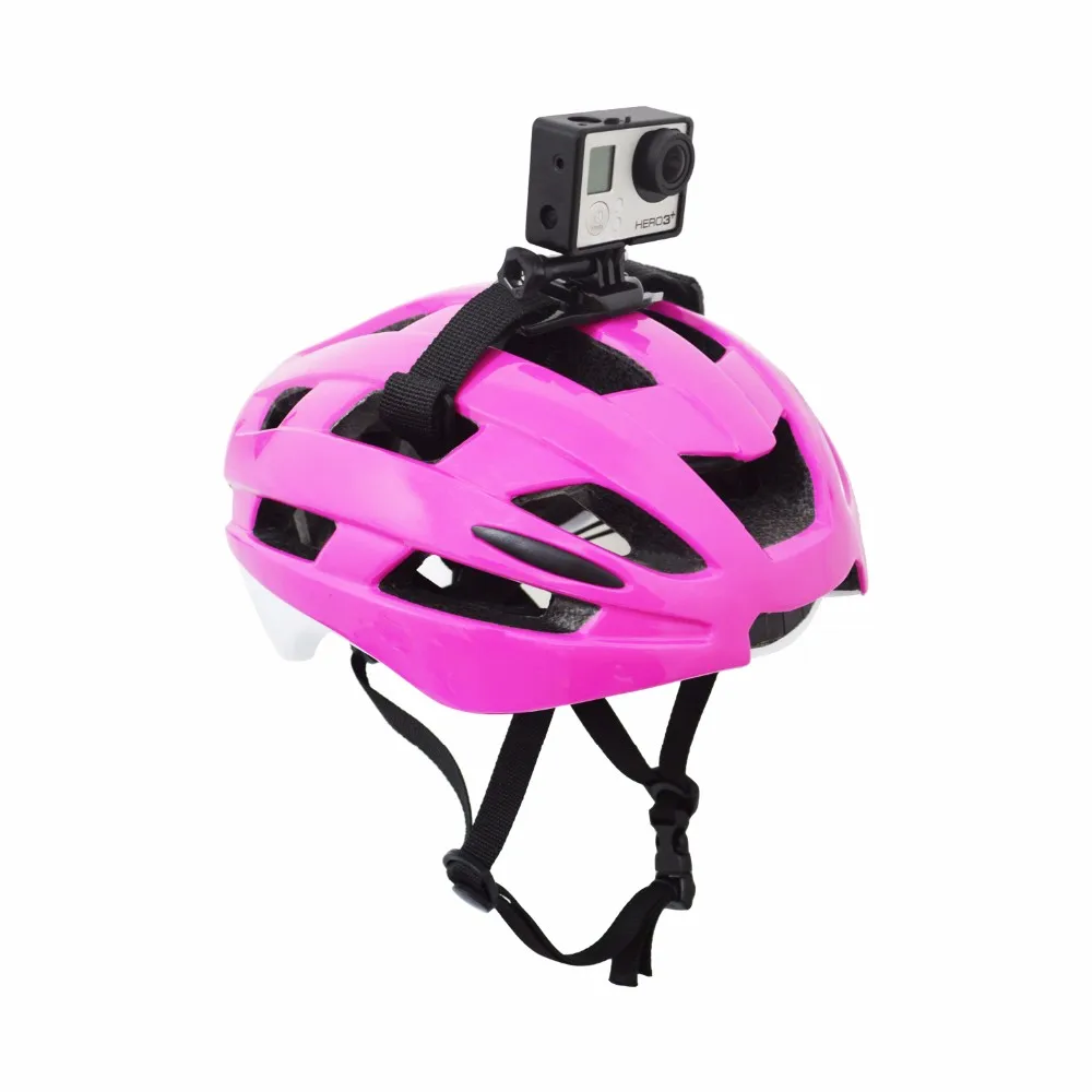 Action Camera Accessories Vented Bicycle Helmet Strap Belt Holder Mount