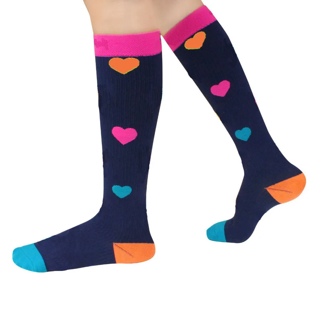 fun pattern sports compression socks for women  custom  nurse compression socks
