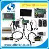 VGA +H +AV LCD driver board +LCD M101NWT2 1024*600 +OSD keypad with cable+Touch screen with control card+Remote control